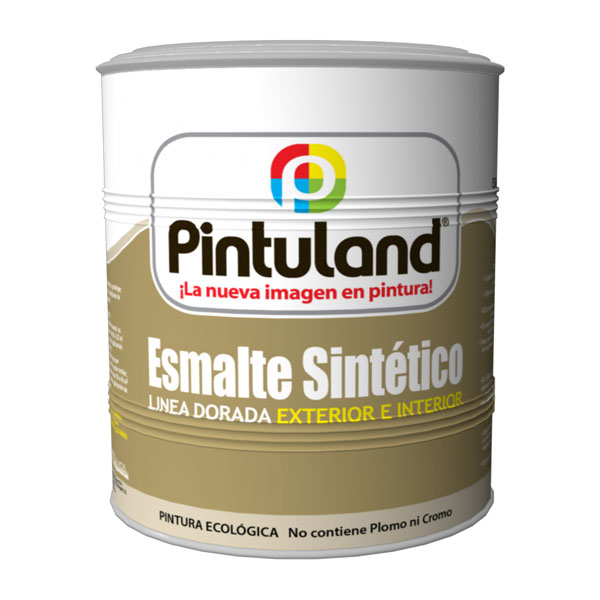 ESMALTE LINEA DORADA BLANCO MATE PINTULAND 1/4