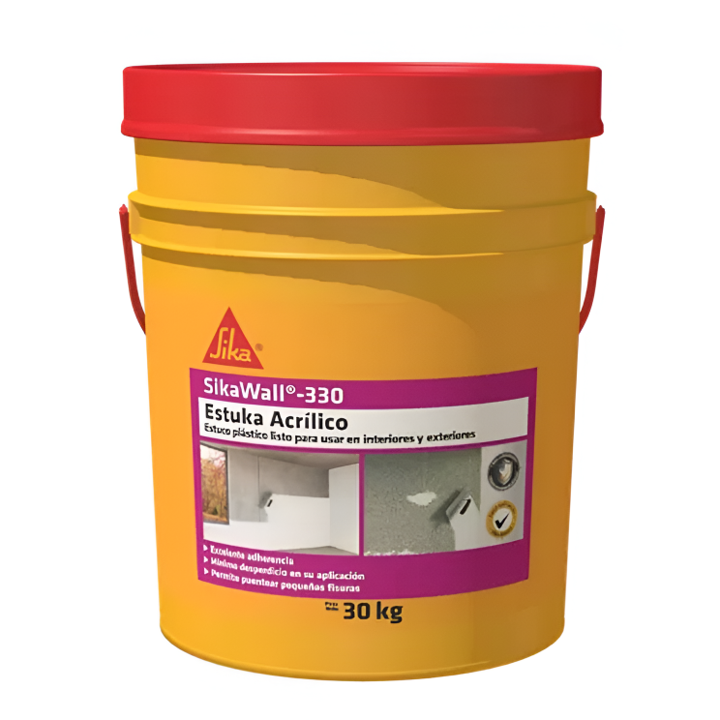 ESTUKA ACRILICO CUÑETE X 30 KL SIKA
