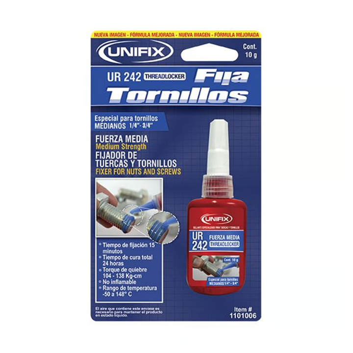 FIJA TORNILLOS FUERZ MEDIA X 10GR UNIFIX