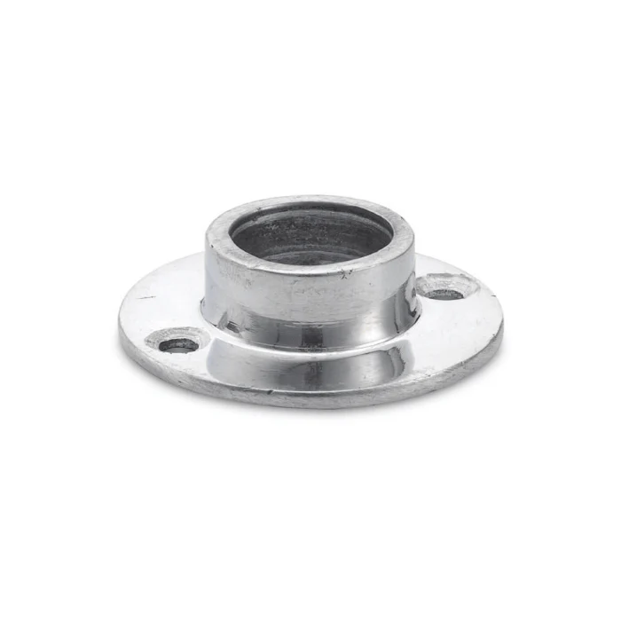 FLANCHE CORTINERO EN U 1/2" ALUMINIO