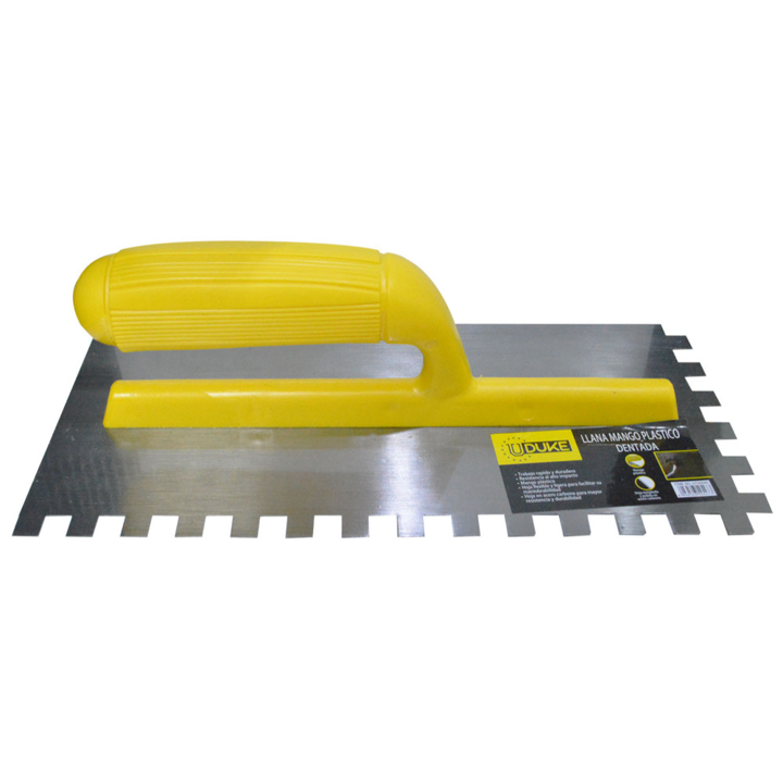 LLANA DENTADA CABO PLASTICO DIENTE DELGADO 5 X 5 IMPORTADA