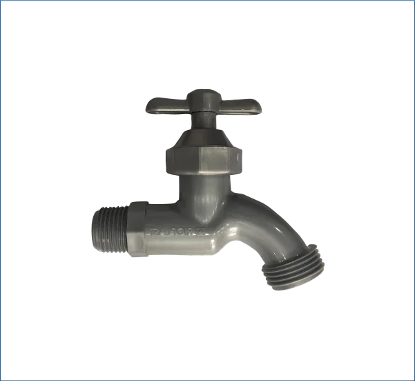 LLAVE JARDIN PLASTICA GRIS 1/2" VALMEC