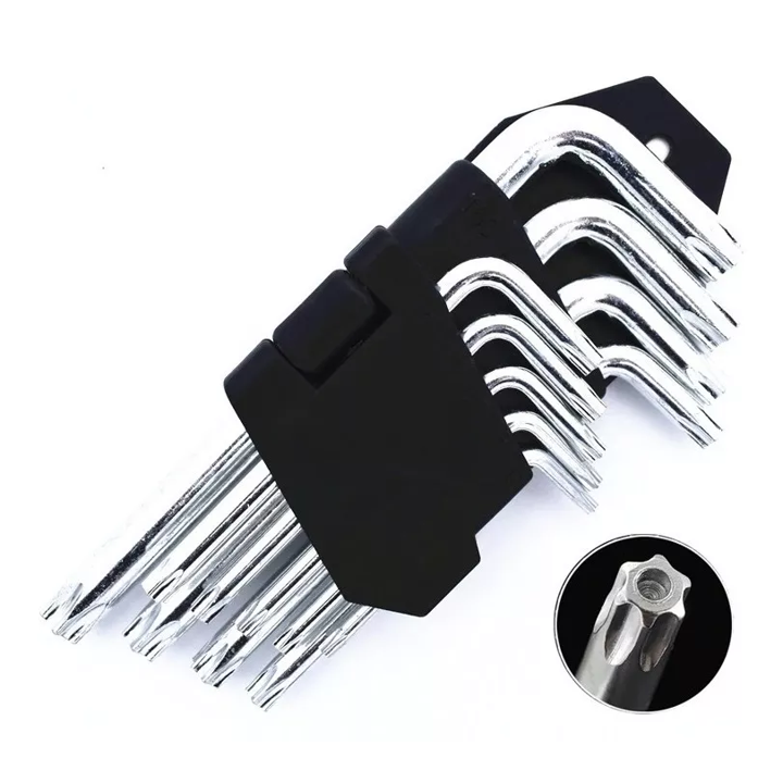 LLAVE TORX CORTO X9 PCS