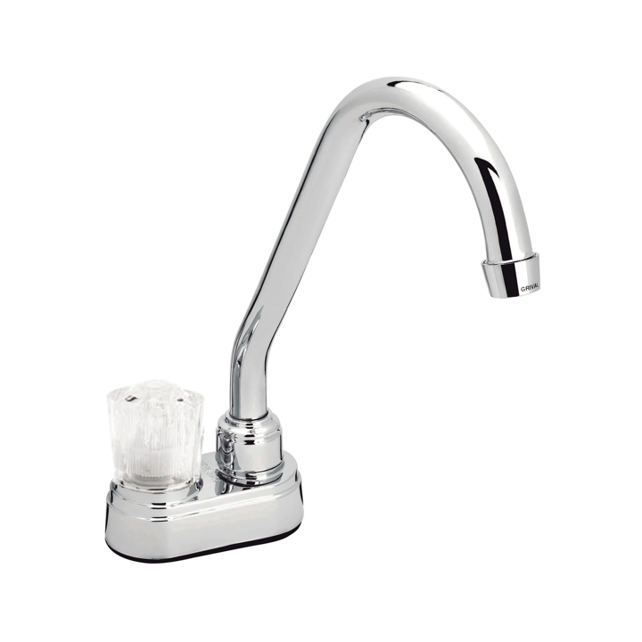 LLAVE LAVAPLATOS SENCILLA BRIZA POMO TRANSPRENTE GRIVAL 325665551