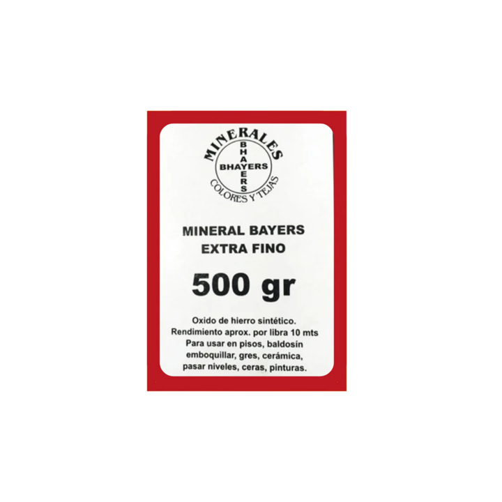 MINERAL ROJO BAYER X 1LB