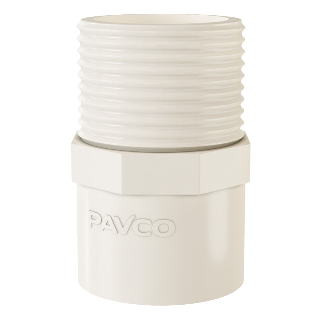 ADAPTADOR MACHO CPVC (AGUA CALIENTE) 1/2" PAVCO