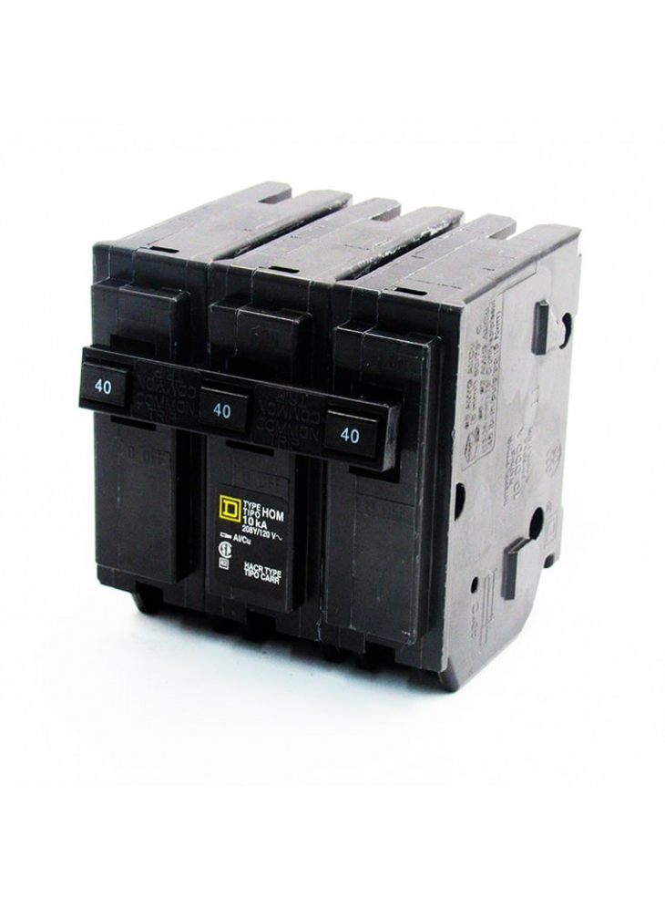 BREAKER ELECTRICO INCRUSTAR THQL 3X40 G.E - SQ UNIDAD