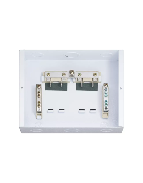 CAJA DE BREAKER METALICA 4 CIRCUITOS CERTIFICADA SQ