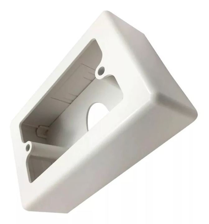 CAJA DE DERIVACION RECTANGULAR PARA CANALETA 2X4 RG