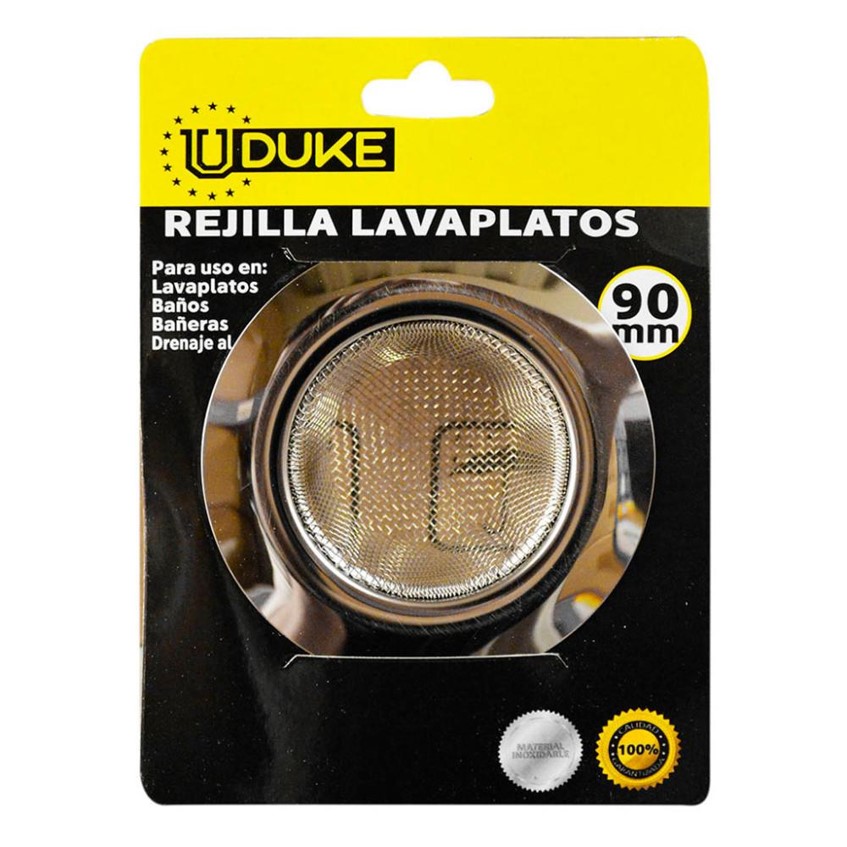 COLADOR LAVAPLATOS MALLA 3" ACERO INOX UDUKE