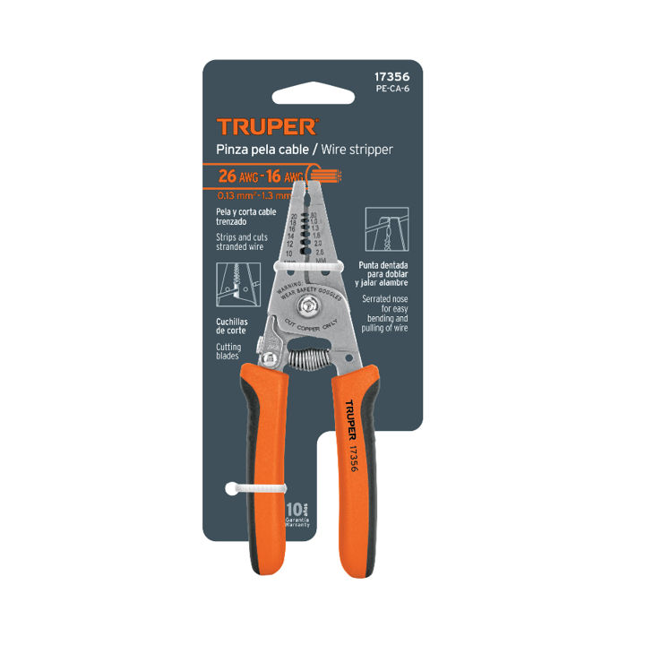 PELACABLE 6" 7 MEDIDAS TRUPER C:17356
