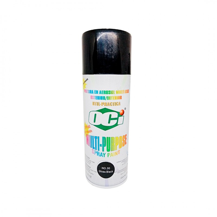 PINTURA AEROSOL OCI NEGRO BRILLANTE #30