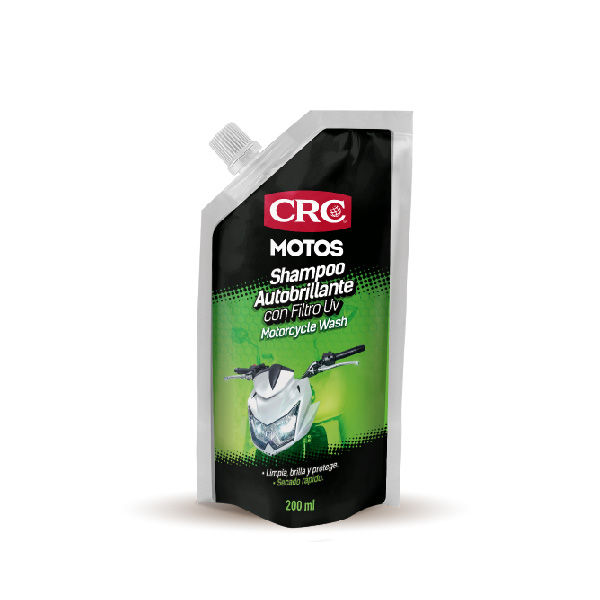 SHAMPOO BRILLANTE CON FILTRO UV X 200ML MOTO CRC