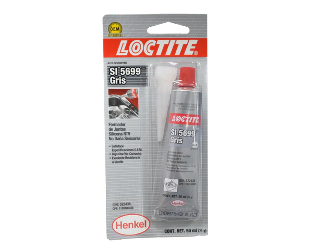 SILICONA GRIS X 50ML LOCTITE