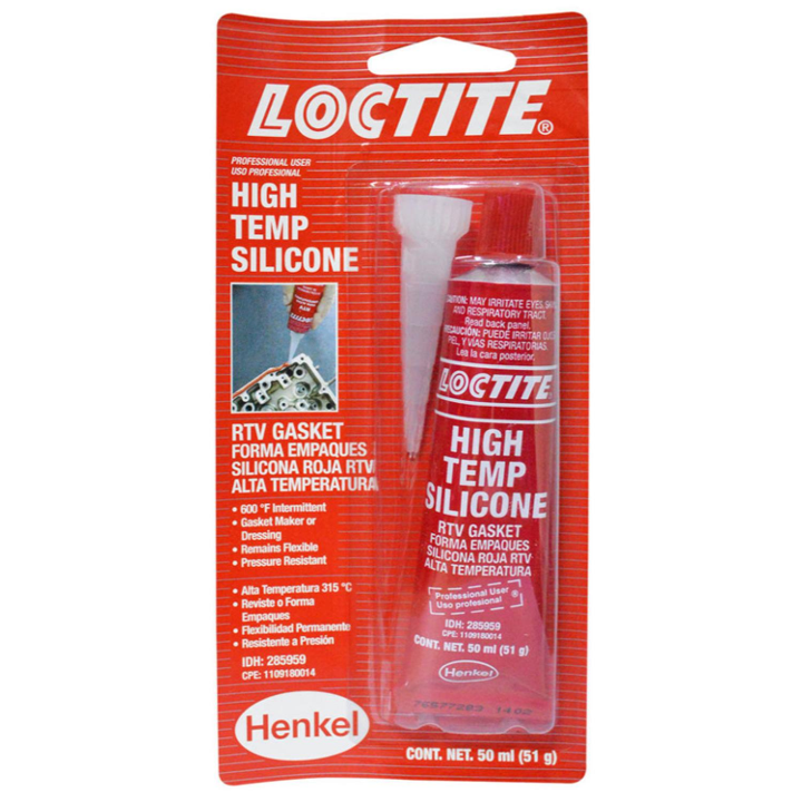 SILICONA ROJA X 50 ML LOCTITE