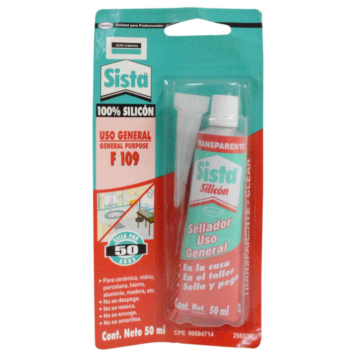 SILICONA PECERA TRANSPRENTE 50ML SISTA DOW CORNING