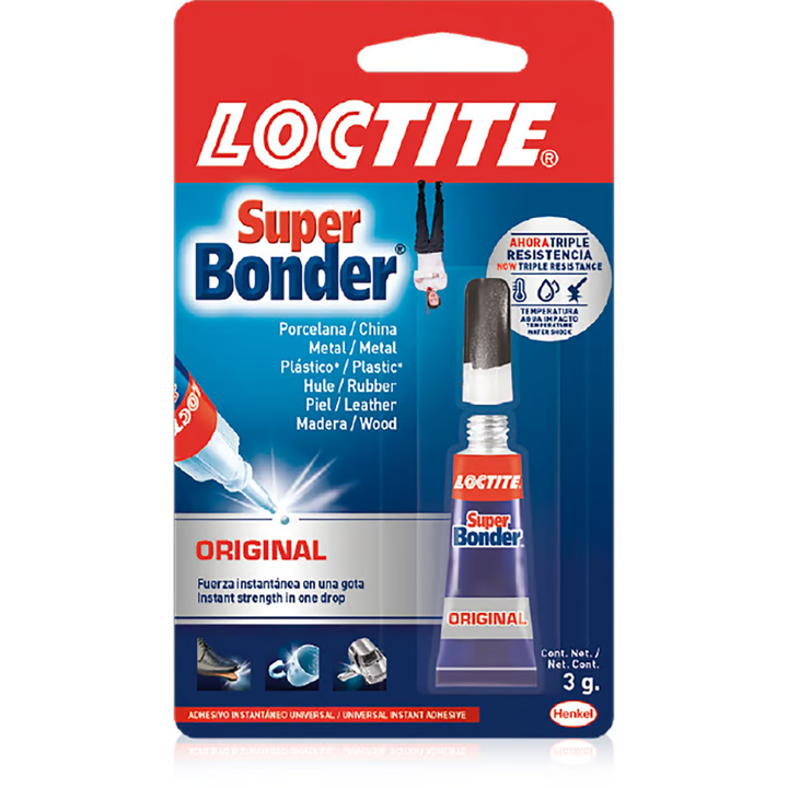 SUPERBONDER LOCTITE ORIG X 3 GRS