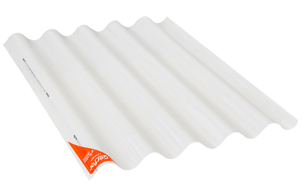 TEJA LUMINIT GERFOR TIPO ETERNIT MARFIL 1,20 MT