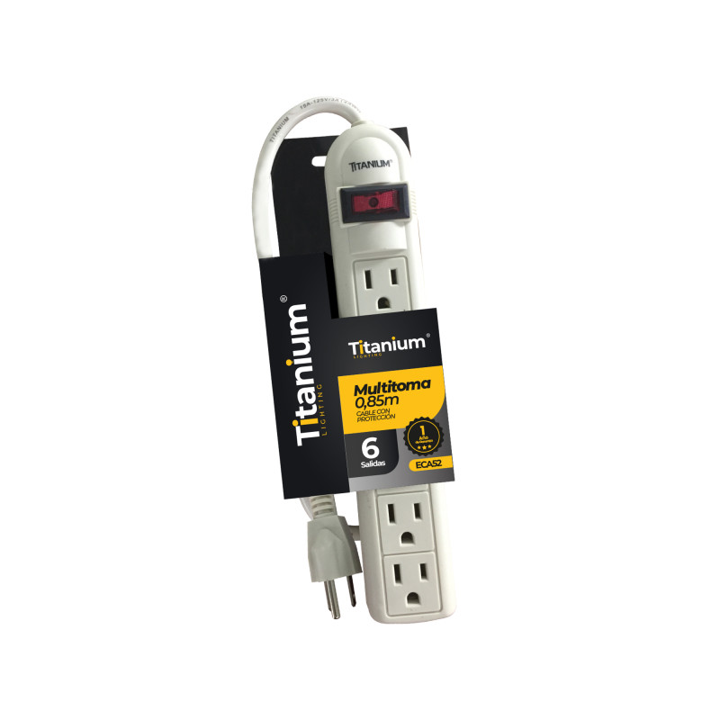 MULTITOMA 6 SALIDAS CON CABLE 0.8 Ò 0.9 MTS ELECTRIC (RETIE-SP