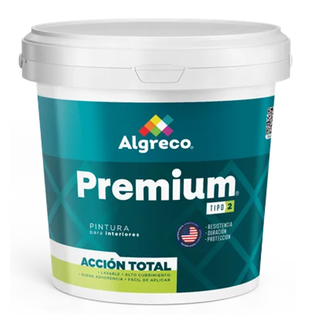 VIINILO PREMIUM TIPO II BLANCO X 1/4 ALGRECO
