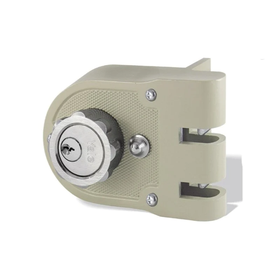 CHAPA YALE 396 1/4 CON ROSETA DERECHA