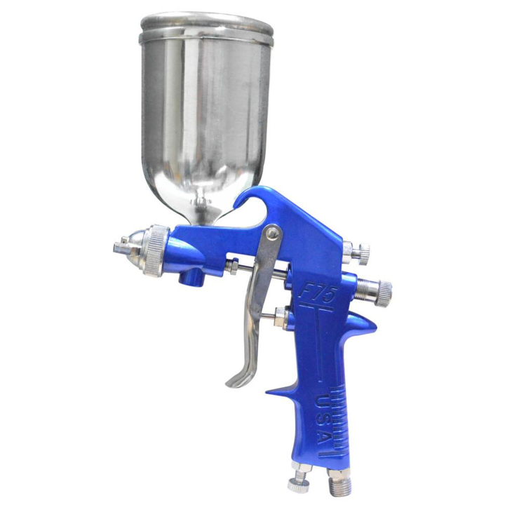 AEROGRAFO PROFESIONAL VASO 400CC F-75 COLOR AZUL USA