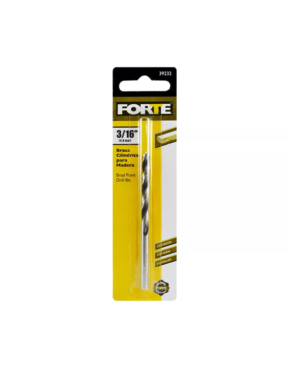 BROCA CILINDRICA MADERA 3/16" X 3 1/2" FORTE