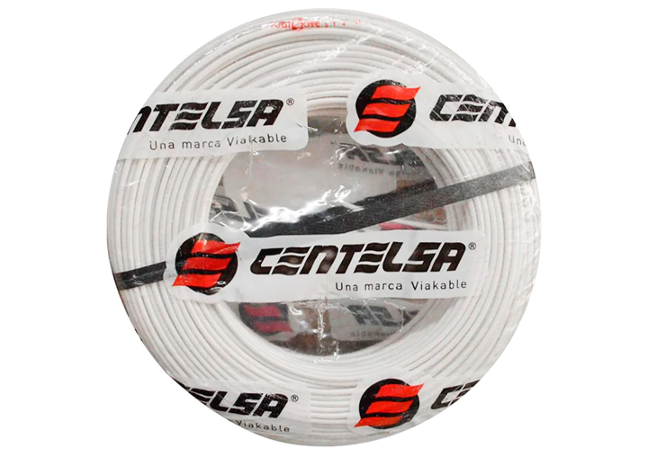 ALAMBRE CENTELSA #6 BLANCO X 100MT