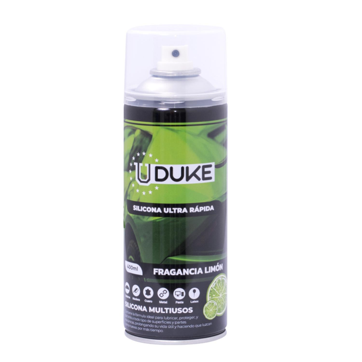 SILICONA EN AEROSOL CON OLOR LIMON 378ML UDUKE