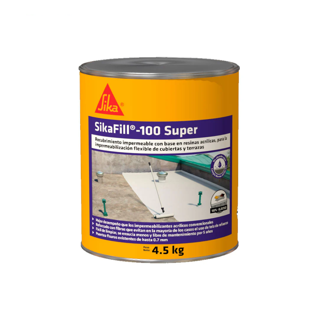 SIKAFILL 100 SUPER BLANCO X 4.5 KILOS SIKA