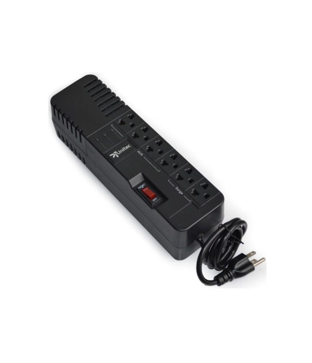 REGULADOR DE VOLTAJE 6 TOMAS 900VA REF I-74 UNITEC