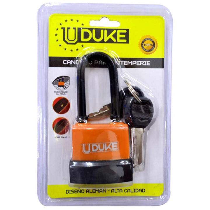 CANDADO INTERPERIE ARCO L. NARANJA 45MM UDUKE