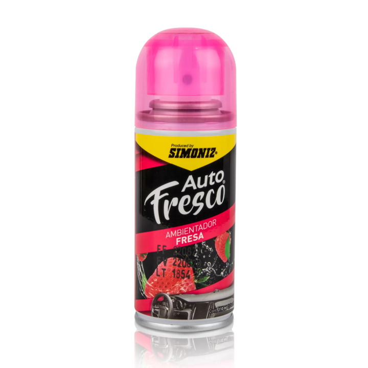 AMBIENTADOR AUTO FRESCO FRESA 110ML SIMONIZ (108035)