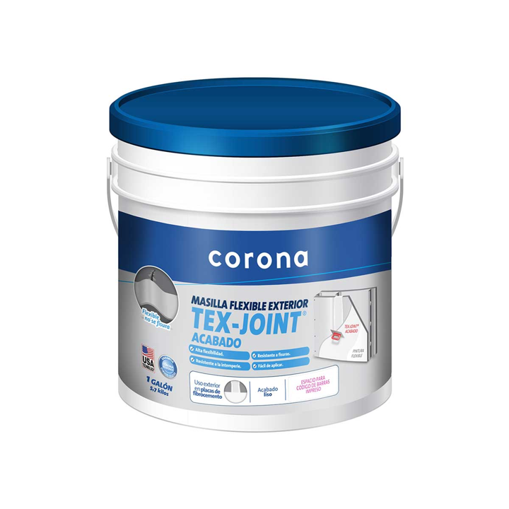 TEXT-JOINT ACABADO MASILLA FLEXIBLE GL 5.7 KG CORONA