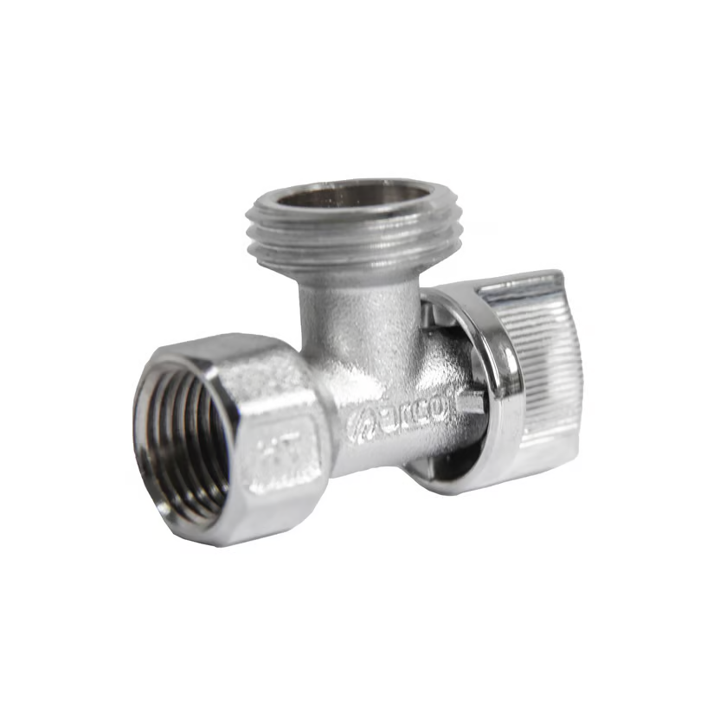 VALVULA DE REGULACION LAVADORA 1/2X3/4 BRONCE CROM DISA