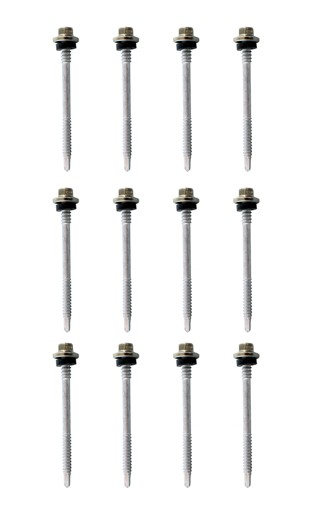 TORNILLO P/BROCA C/HEX C/ARAND NEOPRENO #10 X 3"X12UND