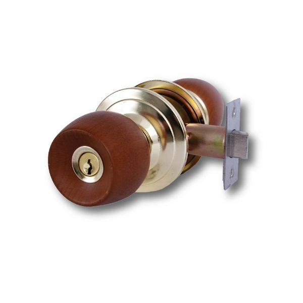 CHAPA PUERTA ALCOBA POMO MADERA CAFE ARKET