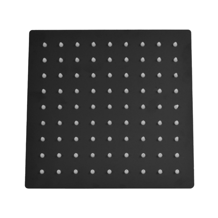 REGADERA DUCHA NEGRA CUADRADA 8" UDUKE