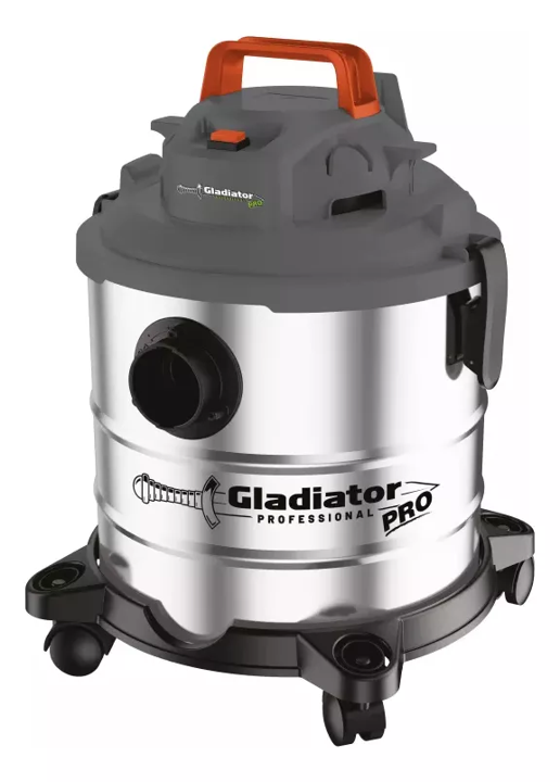 ASPIRADORA Y SOPLADORA PARA HUMEDO Y SECO 20L 1200W INCLUYE ACCESORIOS GLADIATOR A 820/1/120