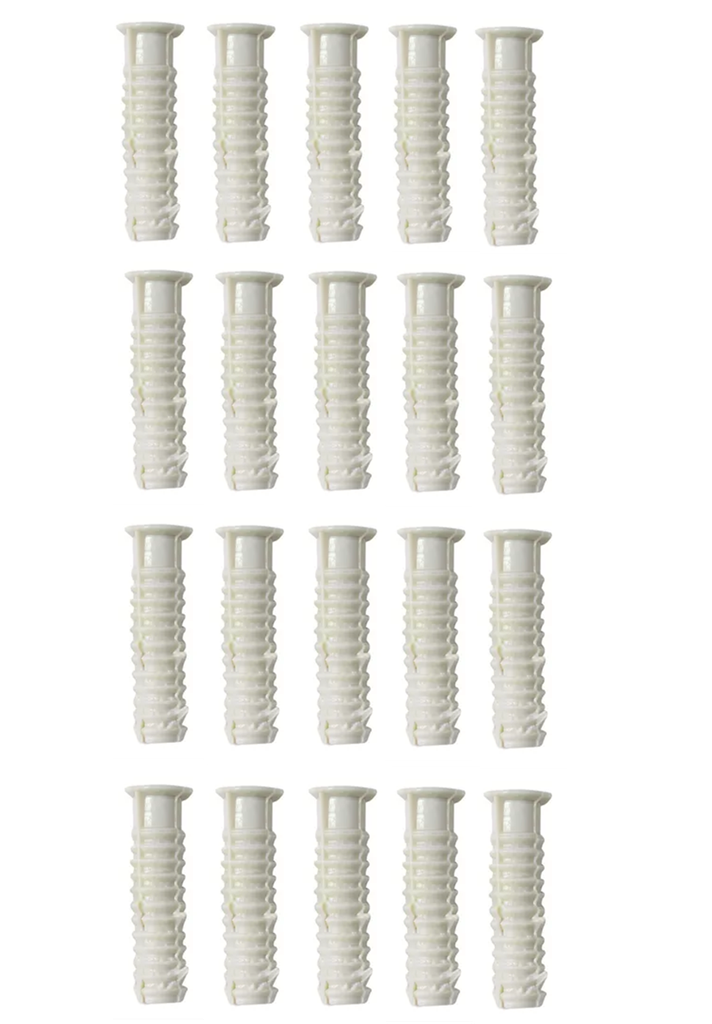 CHAZO PLASTICO ESTRIADO 5/16 X 20UND