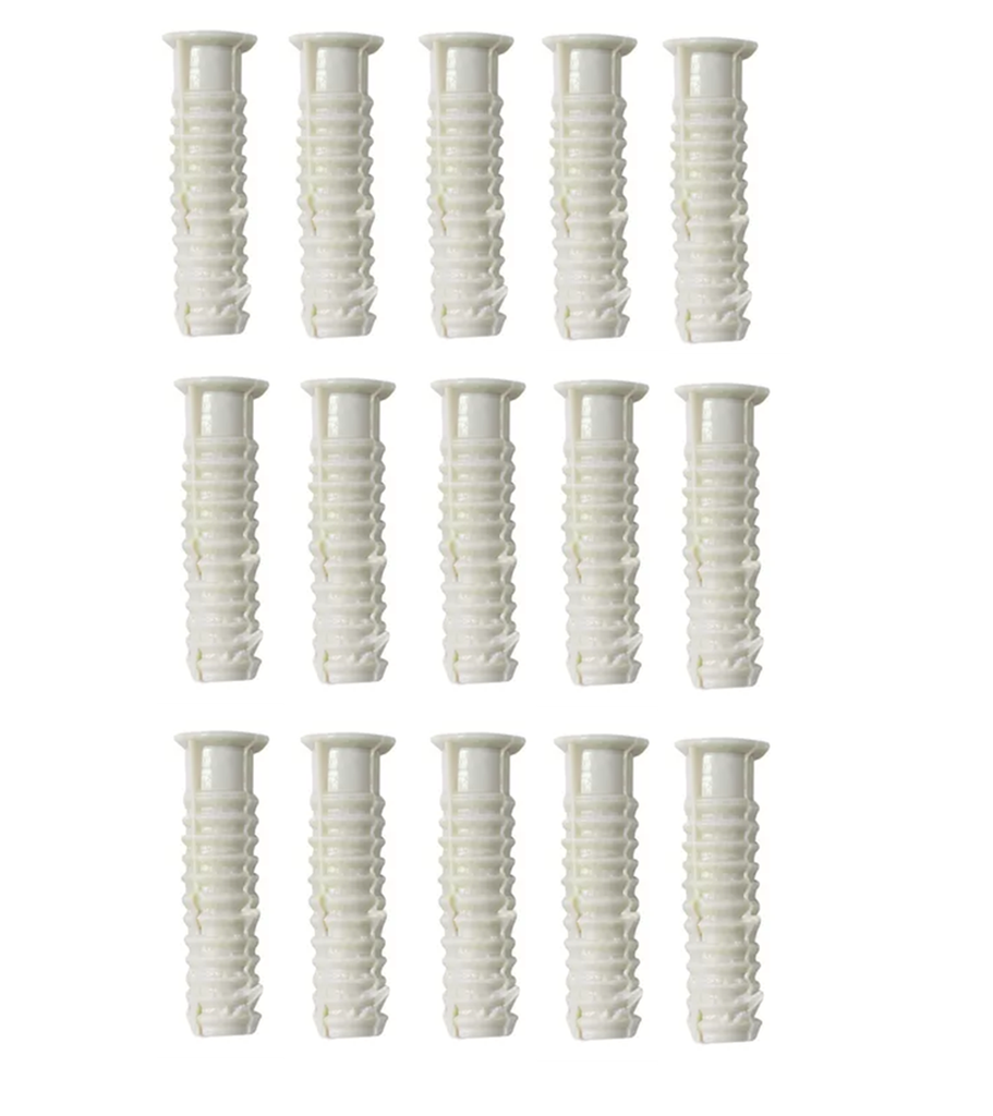 CHAZO PLASTICO ESTRIADO 3/8 X 15UND