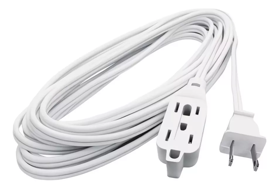 EXTENSIÓN ELÉCTRICA BLANCA 6FT C-14 RETI (1.80MTS)