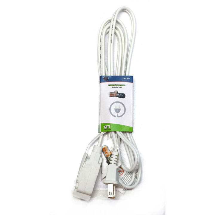 EXTENSIÓN ELÉCTRICA BLANCA 6FT DRIMEX