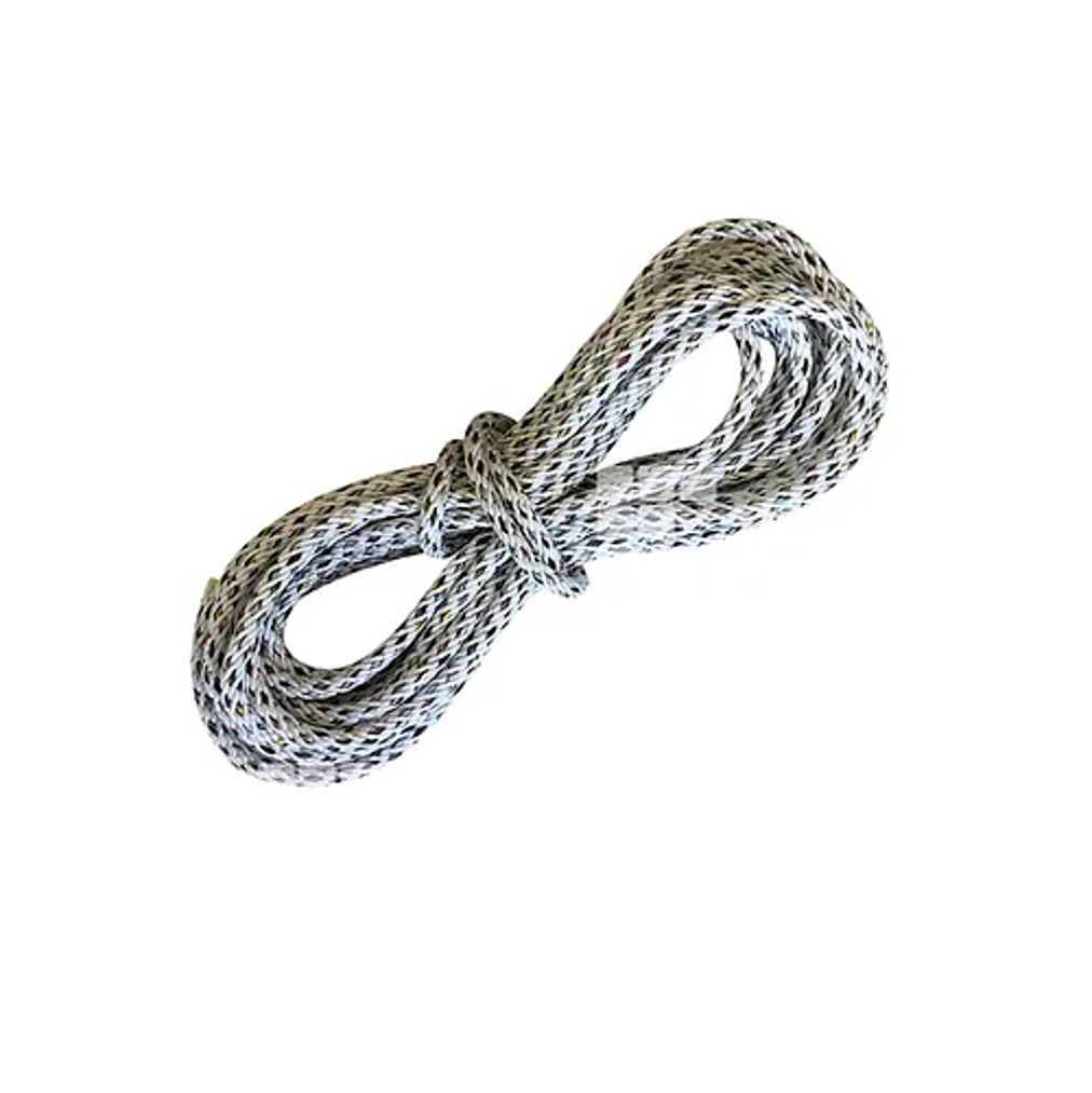 SOGA POLIPROPILENO MATIZ BLANCO NEGRO 10MM X MT LHAURA X MT