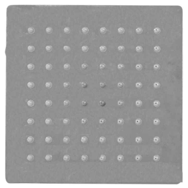 REGADERA DUCHA UDUKE CROMADA CUADRADA 6"