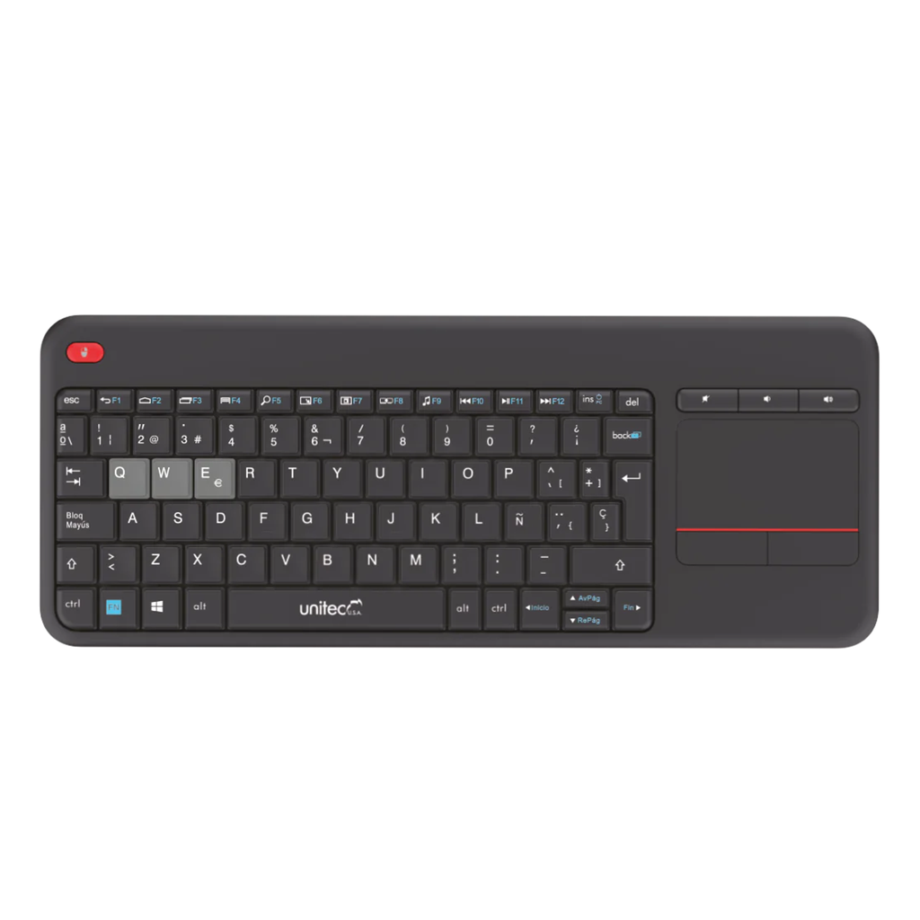 TECLADO INALAMBRICO + PAD MOUSE W001 UNITEC
