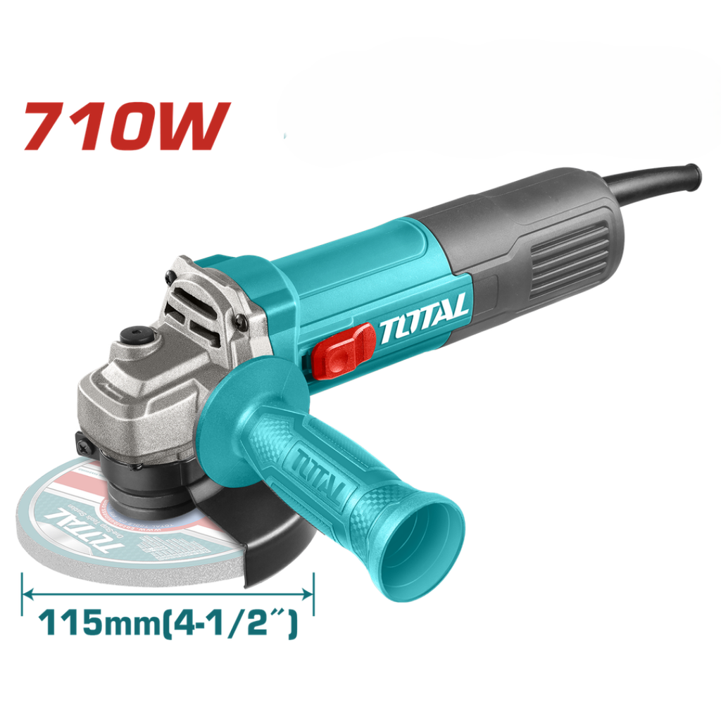 PULIDORA 4 1/2 710W INCLUYE MANGO AUXILIAR INDUSTRIAL TOTAL (UTG10711576)
