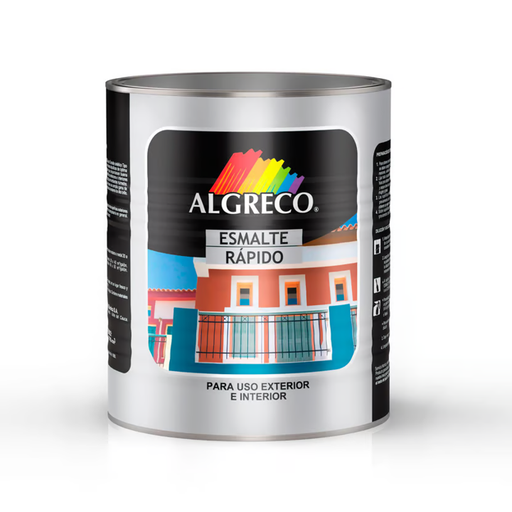 [11783] ESMALTE RÁPIDO NEGRO MATE ALGRECO 1/4