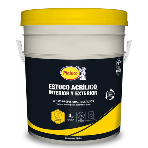 [11844] ESTUCO INTERIOR/EXTERIOR PINTUCO 17090 CUÑETE
