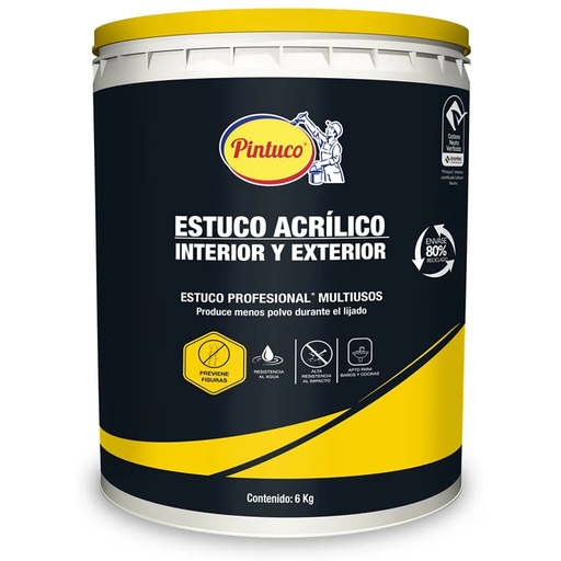 [11845] ESTUCO INTERIOR/EXTERIOR PINTUCO 17090 GALON